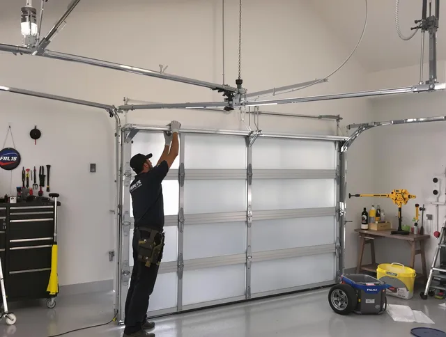 New Milford Garage Door Repair certified team performing precision garage door installation in New Milford