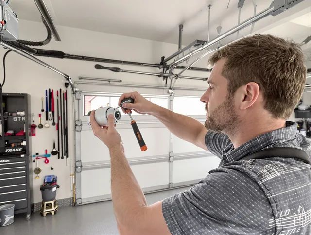 Garage door opener repair service by New Milford Garage Door Repair in New Milford