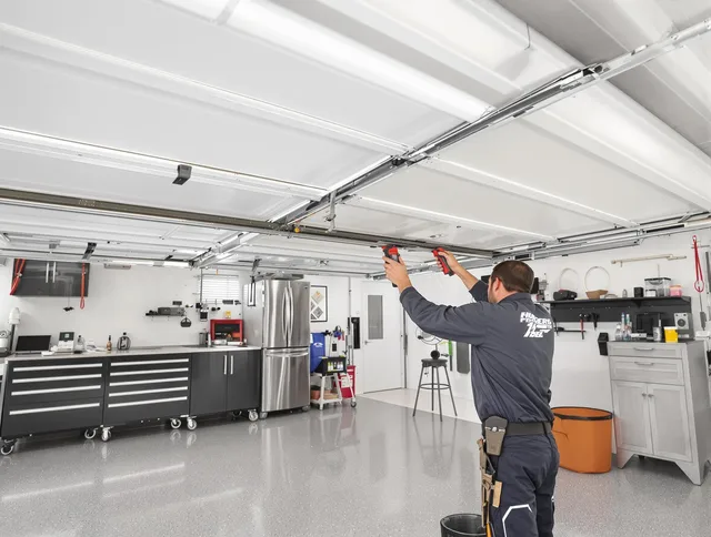 Overhead garage door repair service by New Milford Garage Door Repair in New Milford
